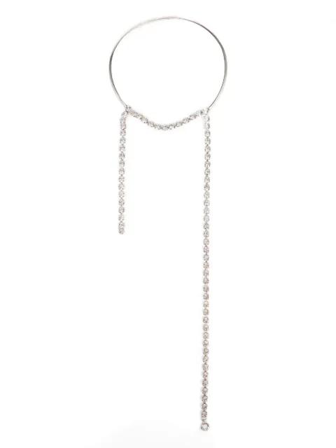 rhinestone-pendant necklace by MM6 MAISON MARGIELA