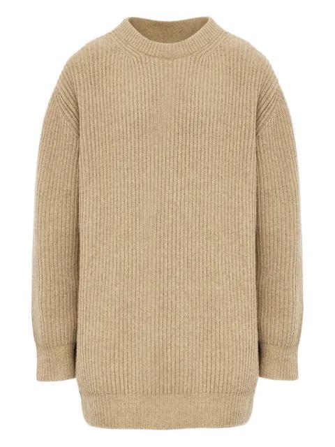 ribbed crewneck mini dress by MM6 MAISON MARGIELA
