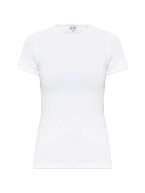 ribbed-knit T-shirt by MM6 MAISON MARGIELA