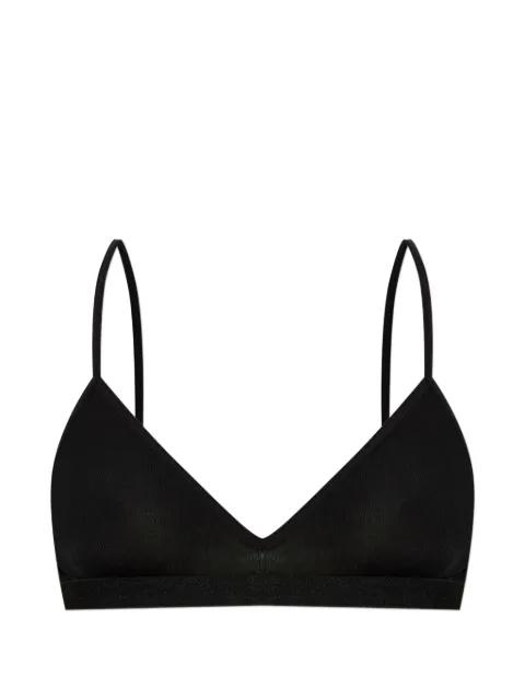 ribbed triangle bra by MM6 MAISON MARGIELA