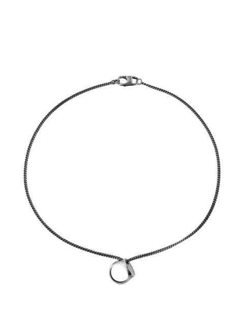 ring-pendant chain necklace by MM6 MAISON MARGIELA