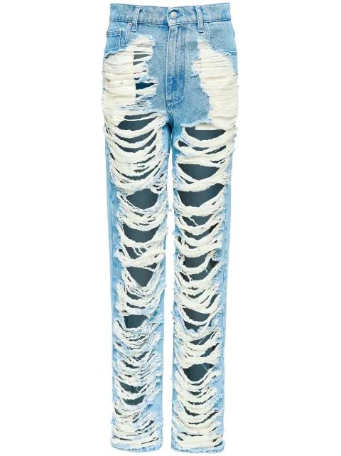 ripped jeans by MM6 MAISON MARGIELA