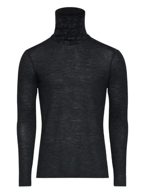 roll neck long-sleeve top by MM6 MAISON MARGIELA