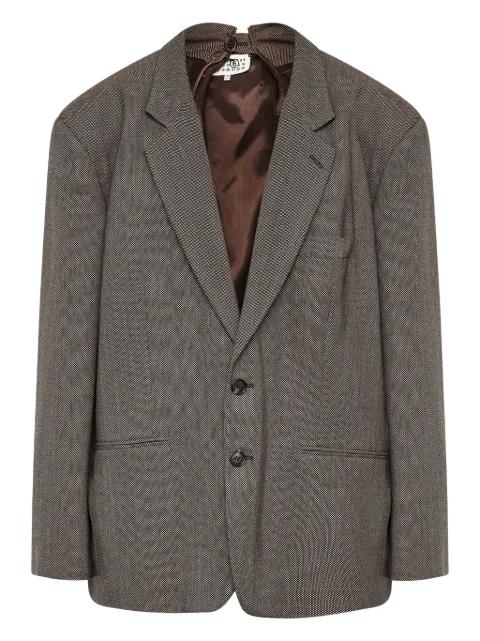 single-breasted blazer by MM6 MAISON MARGIELA