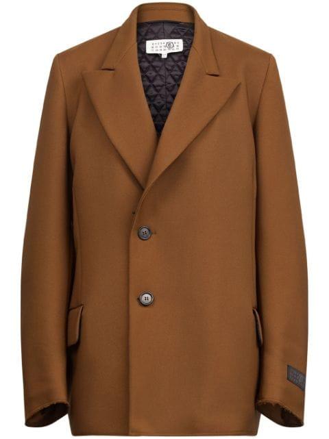 single-breasted over-sized blazer by MM6 MAISON MARGIELA