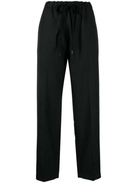 single-stitch cropped trousers by MM6 MAISON MARGIELA