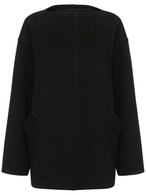 single-stitch felted sweatshirt by MM6 MAISON MARGIELA
