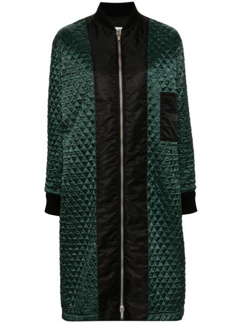single stitch-logo coat by MM6 MAISON MARGIELA