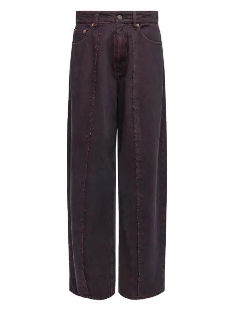 single-stitch logo jeans by MM6 MAISON MARGIELA
