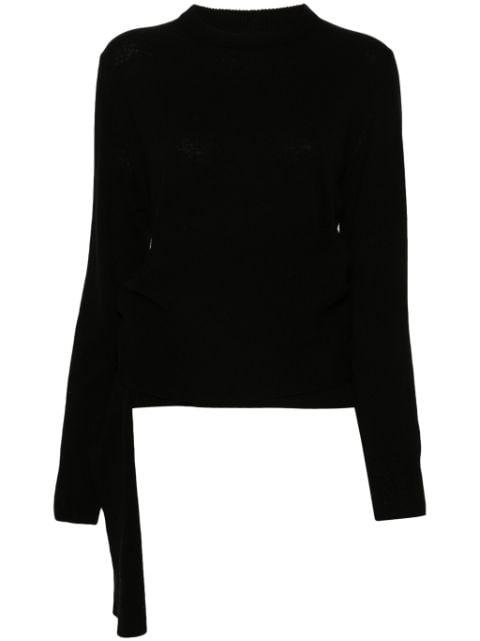 single-stitch logo sweater by MM6 MAISON MARGIELA
