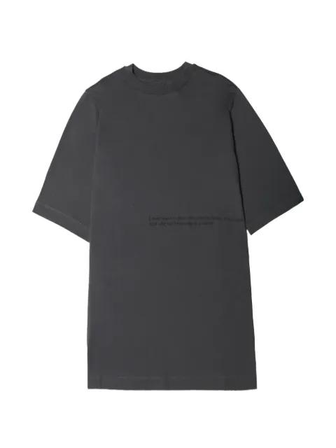 slogan-print mini dress by MM6 MAISON MARGIELA