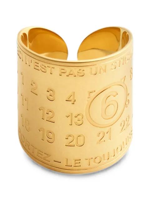 souvenir sticker band ring by MM6 MAISON MARGIELA