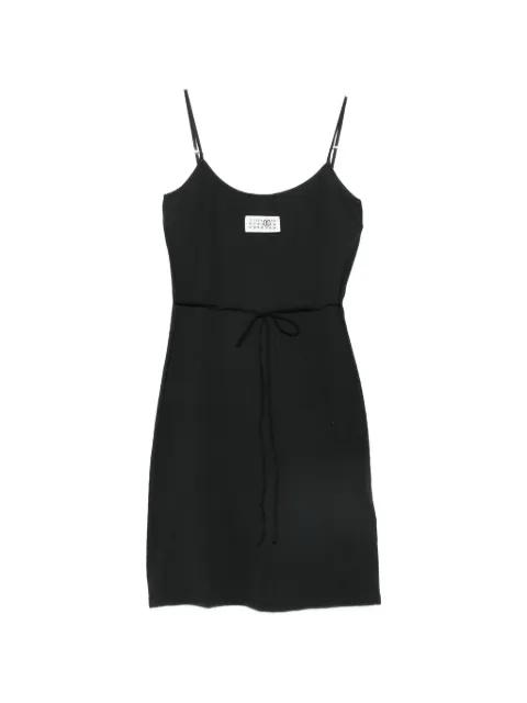spaghetti-strap logo-detail mini dress by MM6 MAISON MARGIELA