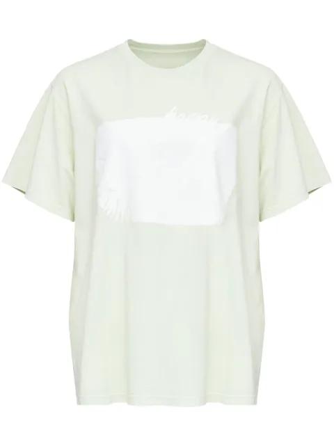 stamp-motif t-shirt by MM6 MAISON MARGIELA