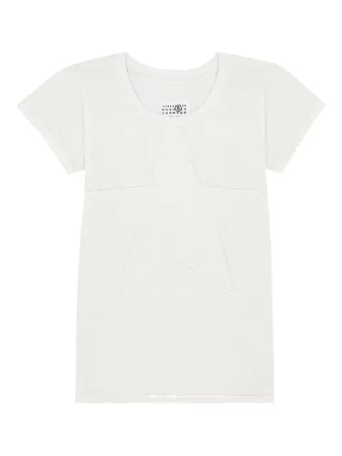 star-applique T-shirt by MM6 MAISON MARGIELA