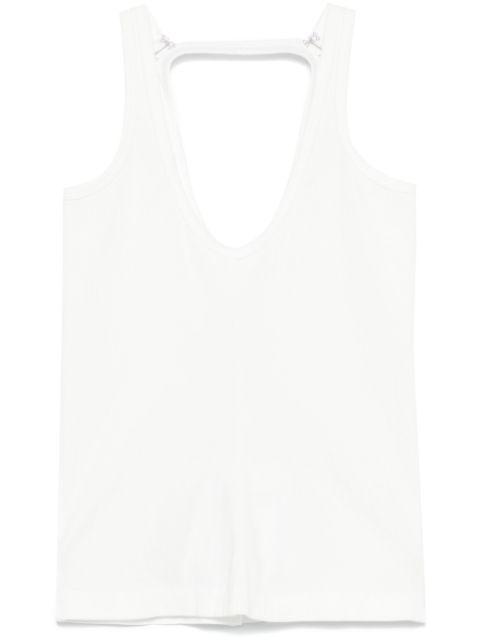 strap-detail tank top by MM6 MAISON MARGIELA