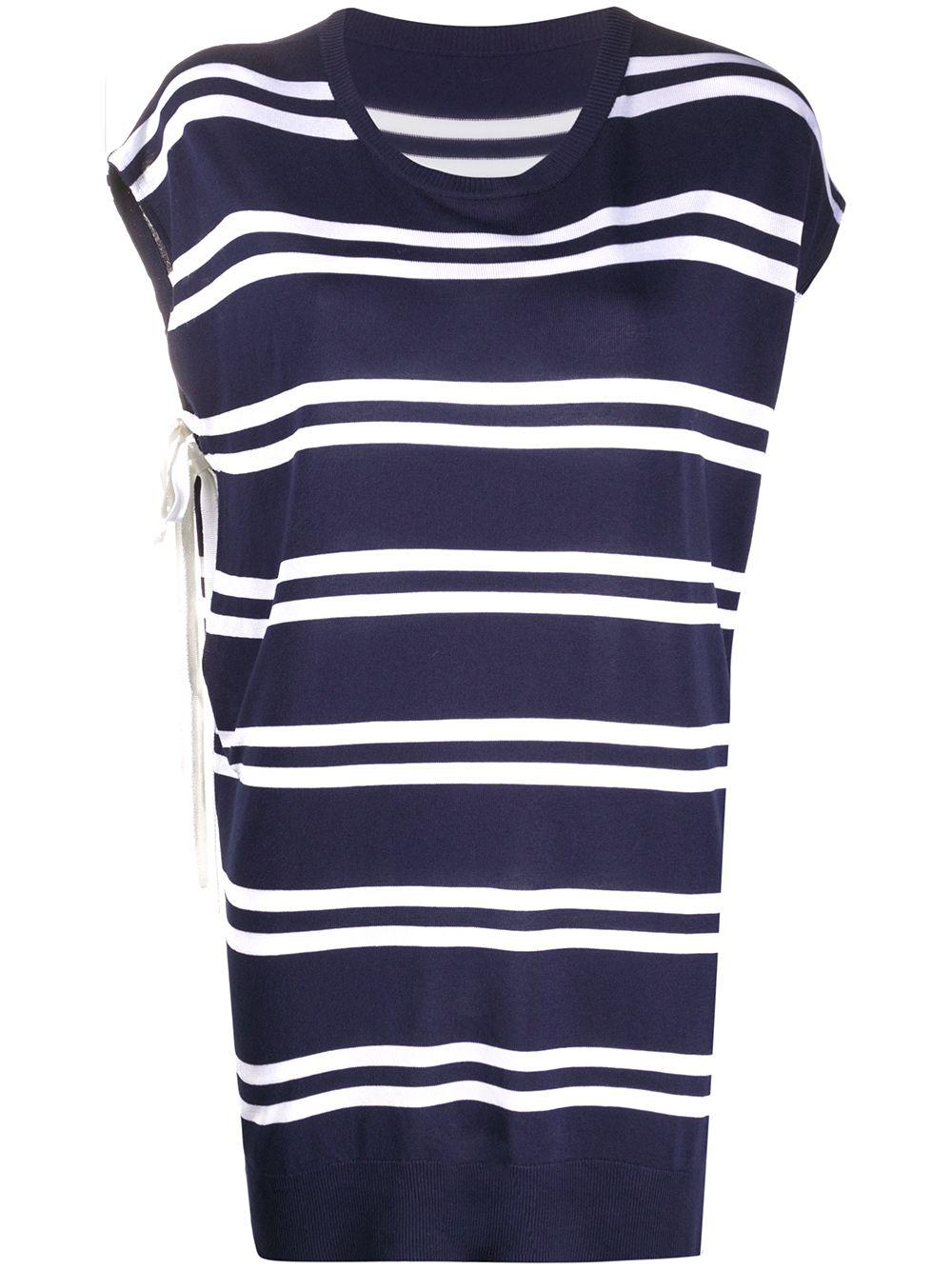 striped pattern T-shirt by MM6 MAISON MARGIELA