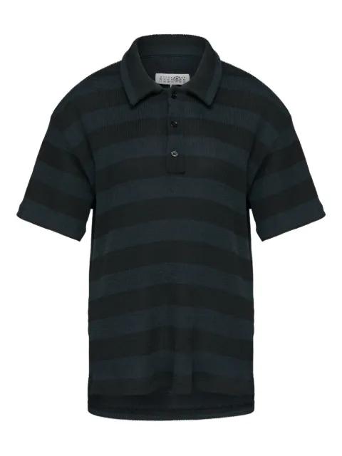 striped polo top by MM6 MAISON MARGIELA