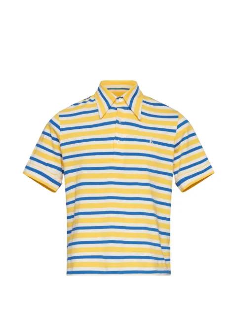 striped short-sleeve polo shirt by MM6 MAISON MARGIELA