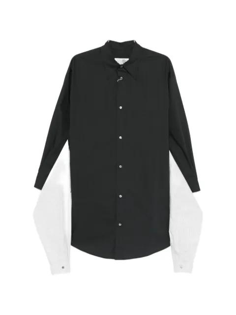 striped-sleeves shirt by MM6 MAISON MARGIELA