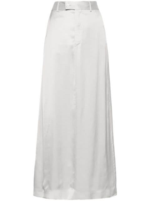 tailored satin wrap skirt by MM6 MAISON MARGIELA