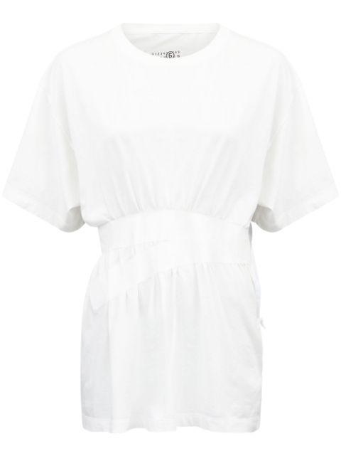 tape-embellished T-shirt by MM6 MAISON MARGIELA