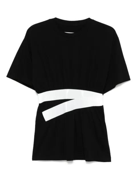 tape-embellished T-shirt by MM6 MAISON MARGIELA