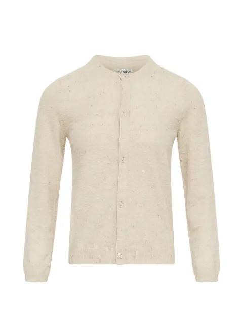 textured knit cardigan by MM6 MAISON MARGIELA