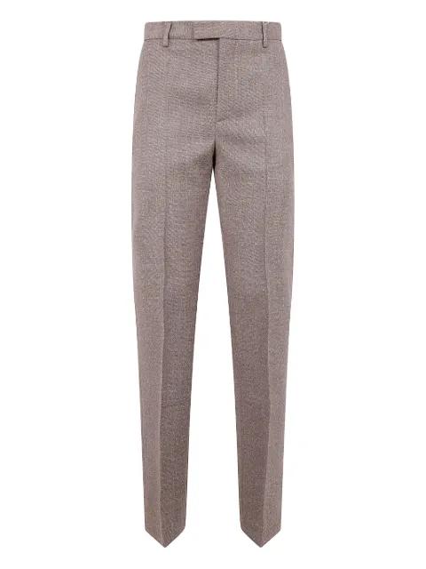 textured wool tailored trousers by MM6 MAISON MARGIELA