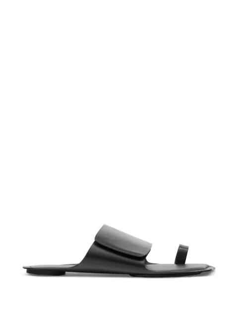 toe-strap leather sandals by MM6 MAISON MARGIELA