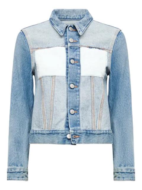 two-tone denim jacket by MM6 MAISON MARGIELA