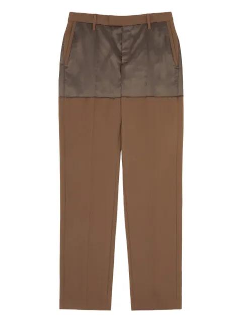 two-tone panelled trousers by MM6 MAISON MARGIELA