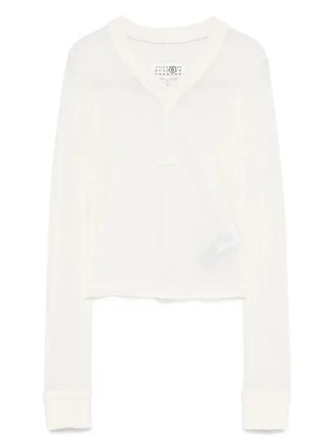 v-neck T-shirt by MM6 MAISON MARGIELA