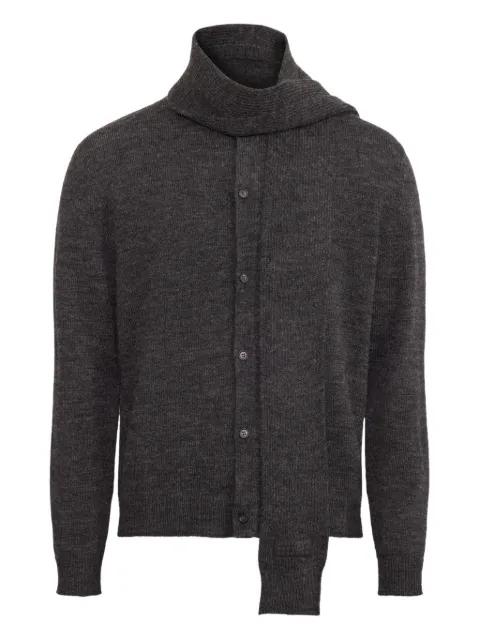 virgin wool-blend cardigan by MM6 MAISON MARGIELA