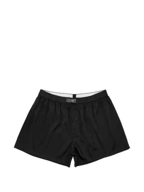 washed silk boxer shorts by MM6 MAISON MARGIELA