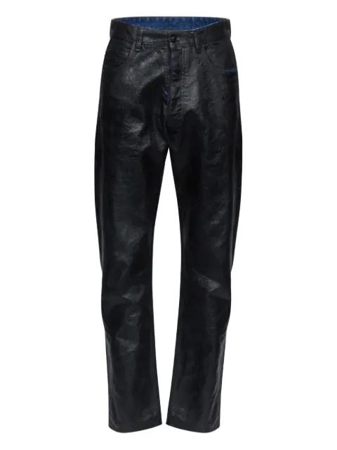 waxed-effect jeans by MM6 MAISON MARGIELA