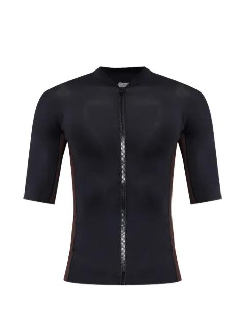 zip-up beach T-shirt by MM6 MAISON MARGIELA