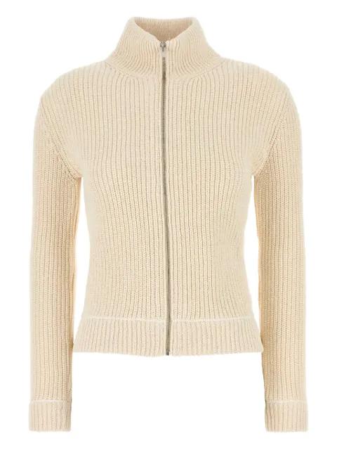 zip-up cardigan by MM6 MAISON MARGIELA