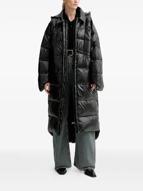 hoodied oversized puffer jacket by MMC STUDIO