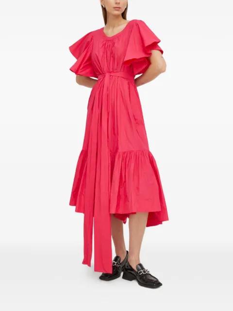 ruffled tie mania dress by MMC STUDIO