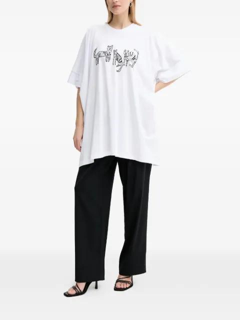 tiger-print T-shirt by MMC STUDIO