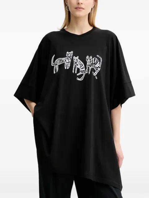 tiger-print T-shirt by MMC STUDIO
