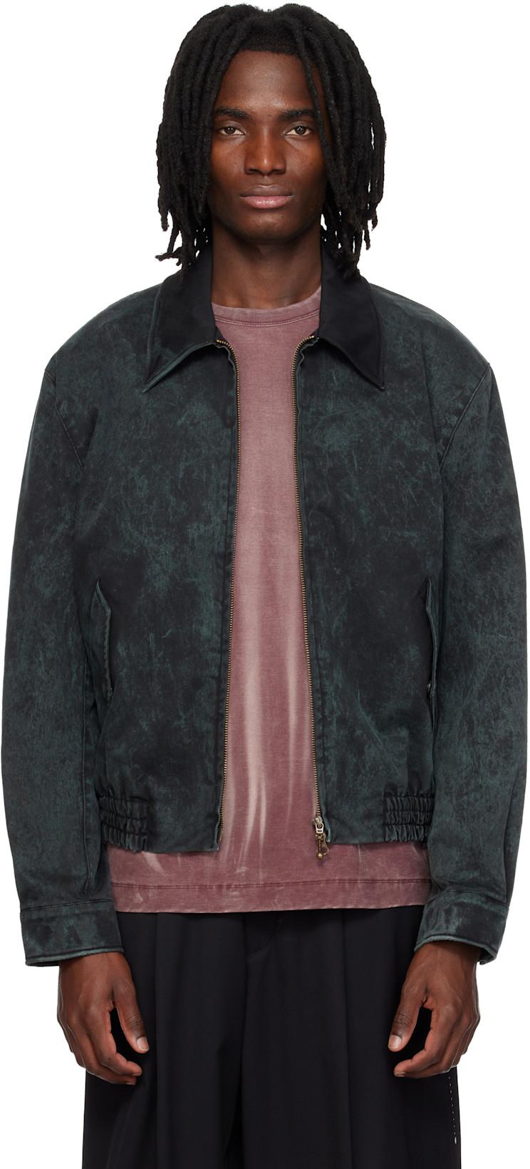 Black Void Blouson Jacket by MMIC