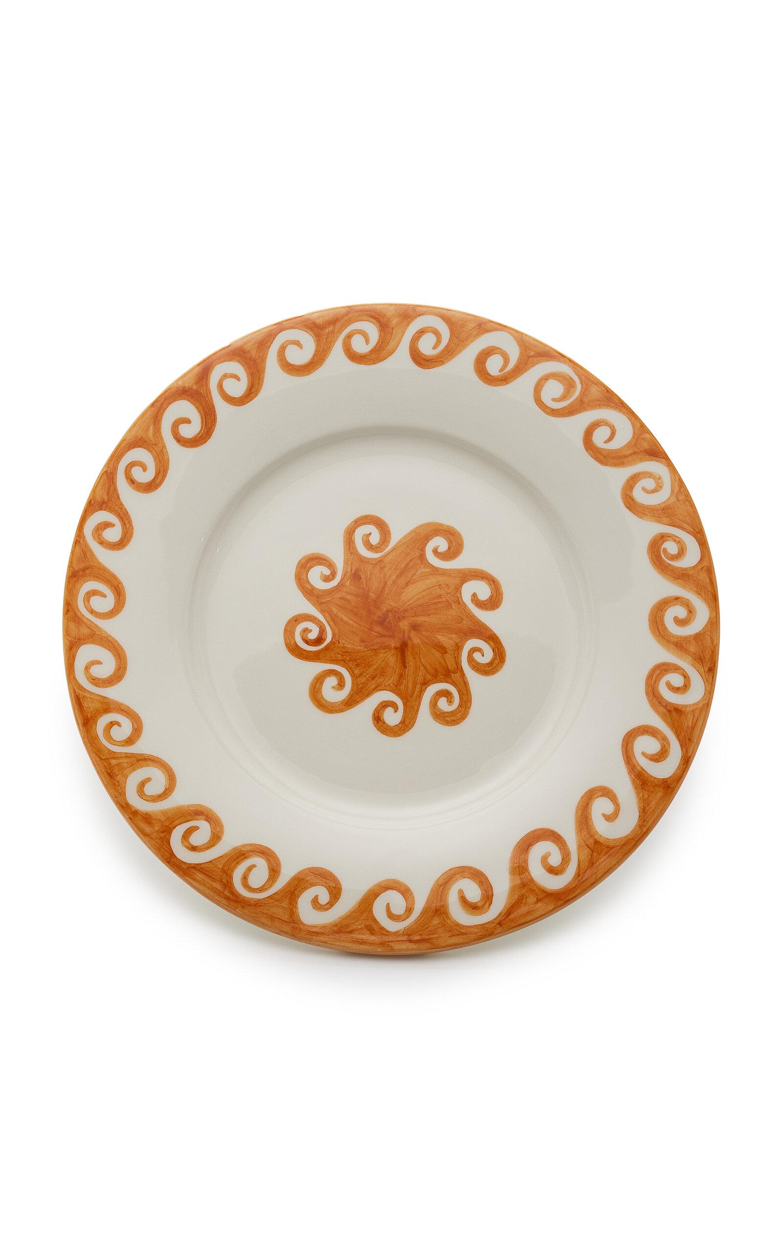 Moda Domus - Aperitivo Set-of-Four Ceramic Charger Plates - Multi - Moda Operandi by MODA DOMUS