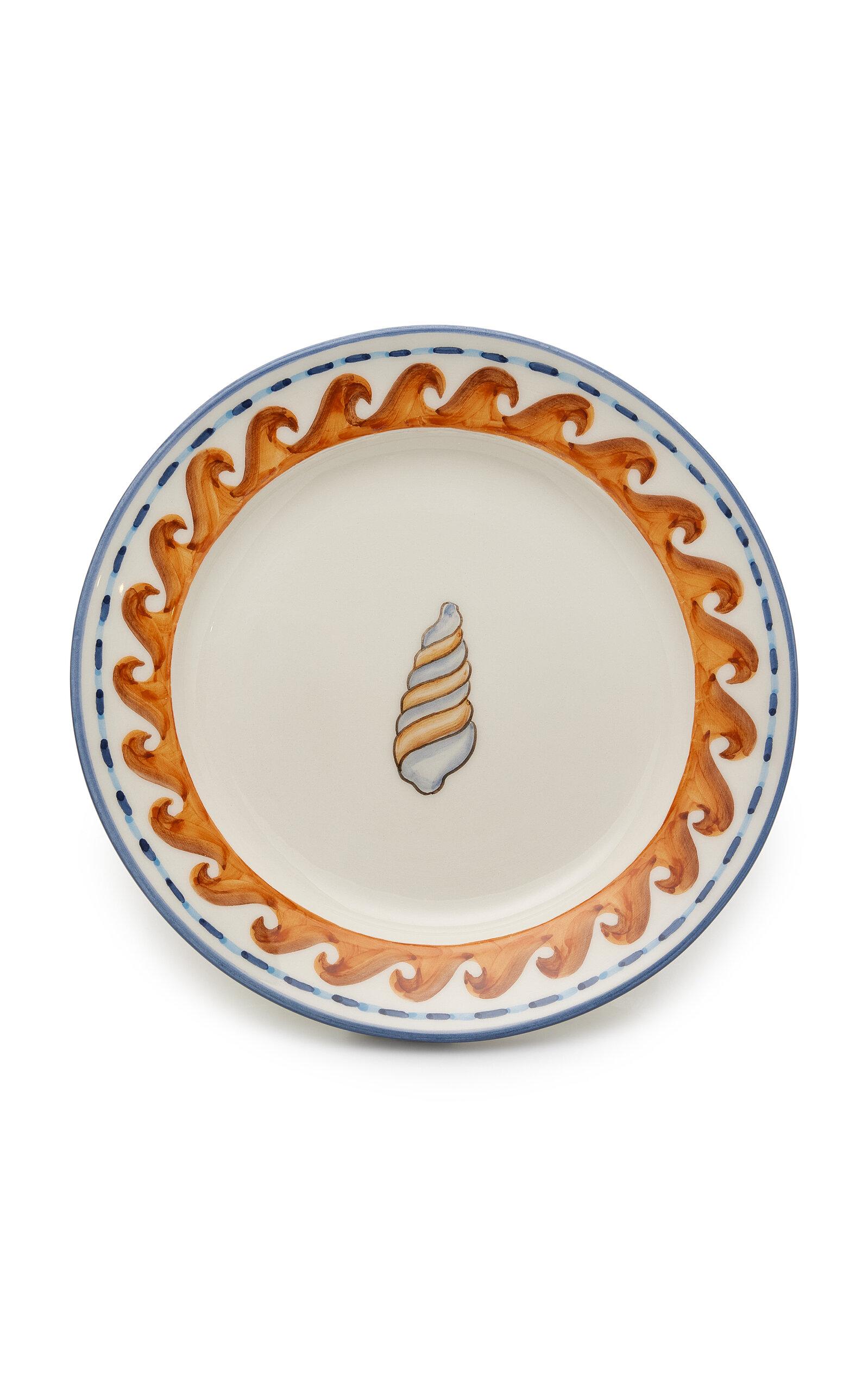 Moda Domus - Aperitivo Set-of-Four Ceramic Dessert Plates - Multi - Moda Operandi by MODA DOMUS