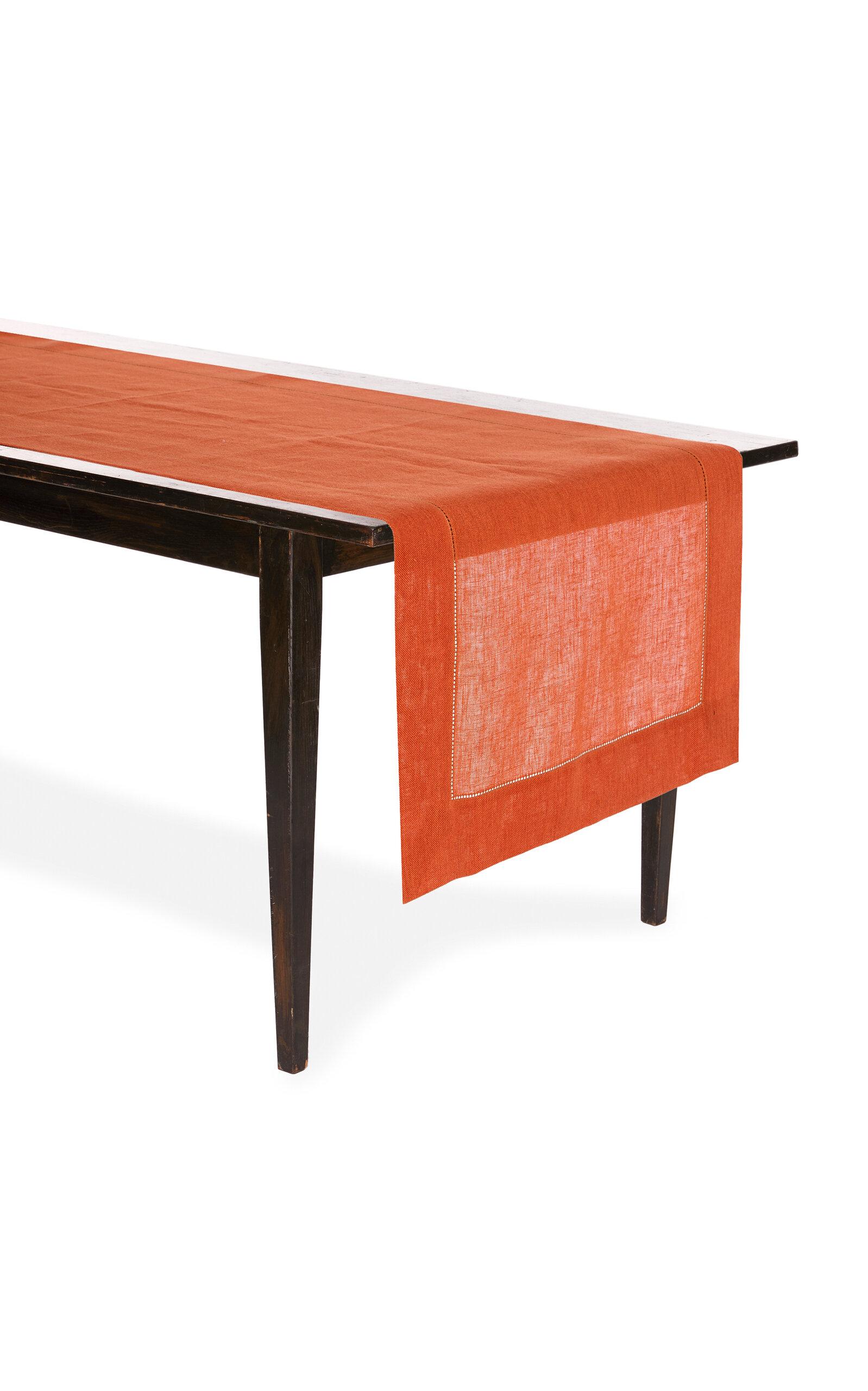 Moda Domus - Linen Table Runner - Orange - Moda Operandi by MODA DOMUS