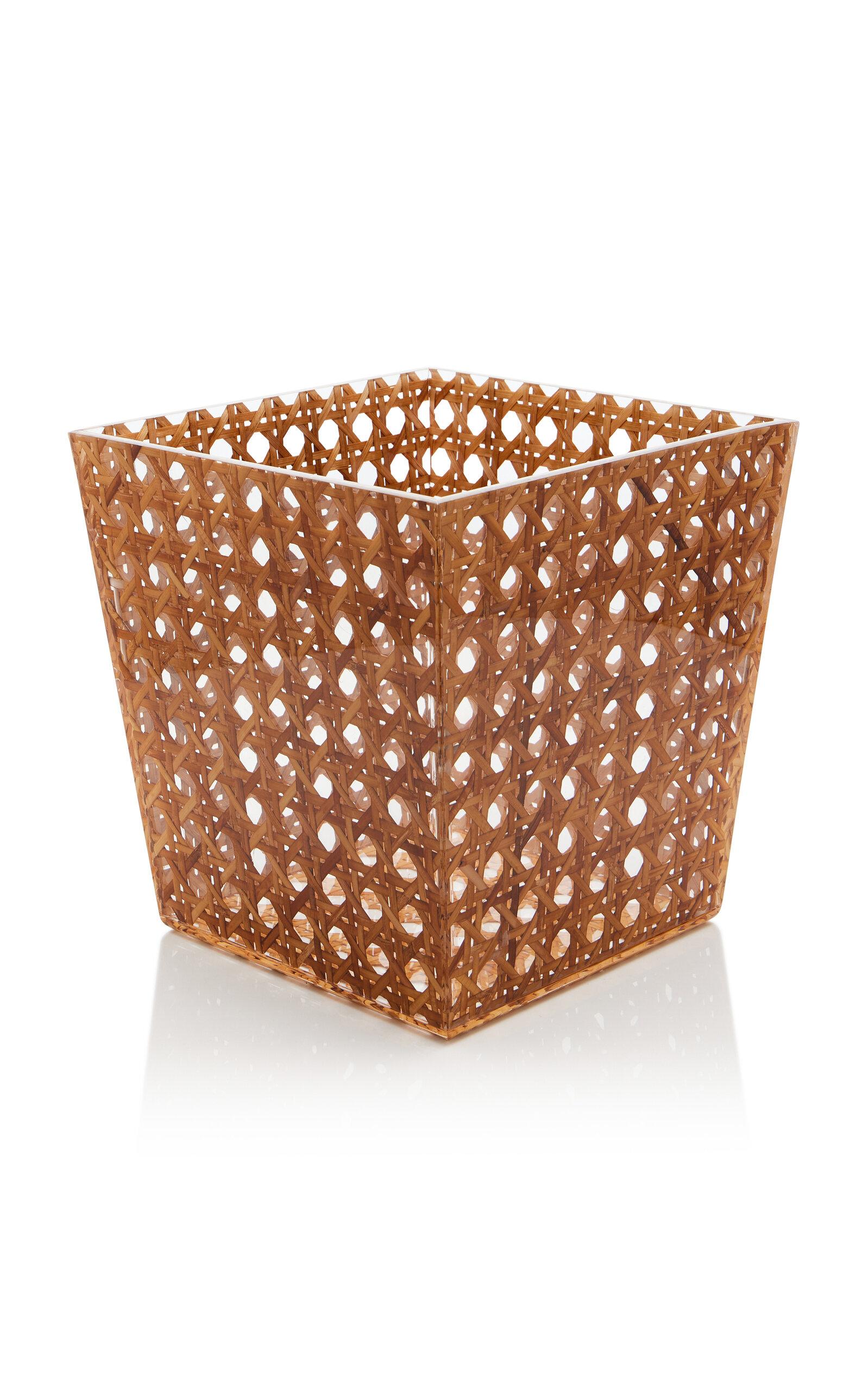 Moda Domus - Wicker Waste Basket - Neutral - Moda Operandi by MODA DOMUS