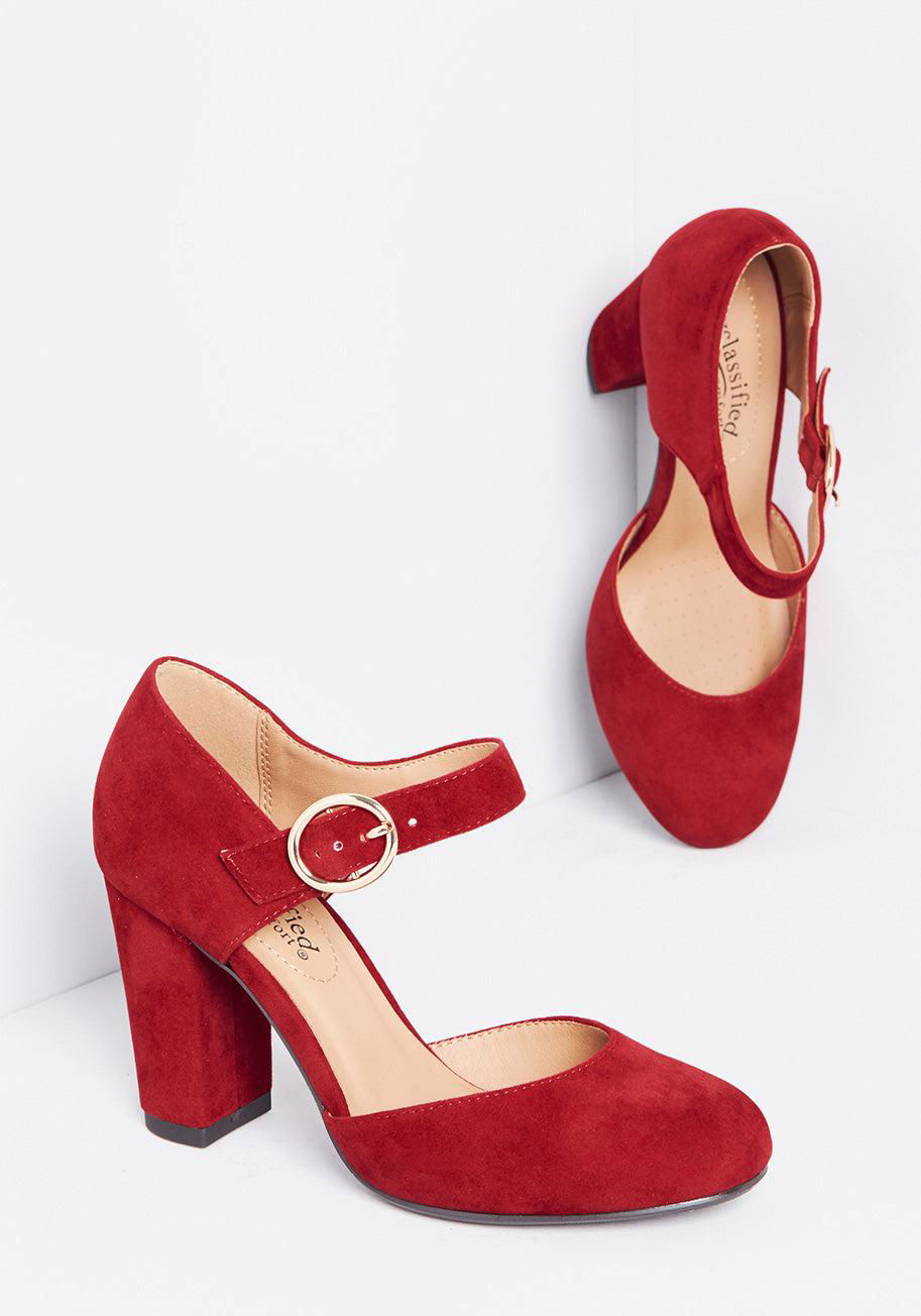 ModCloth Always Invited Ankle Strap Heels by MODCLOTH