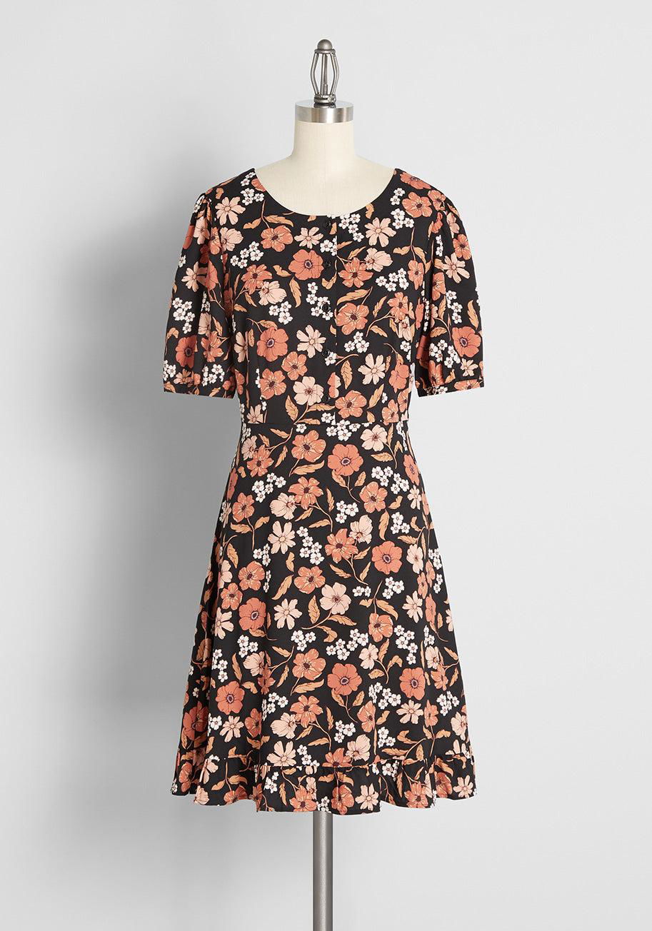ModCloth Counting Petals Mini Dress by MODCLOTH