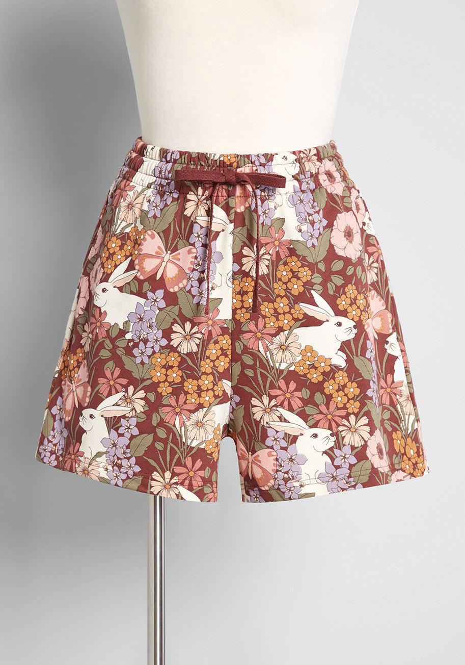 ModCloth Hopping Good Time Drawstring Shorts by MODCLOTH